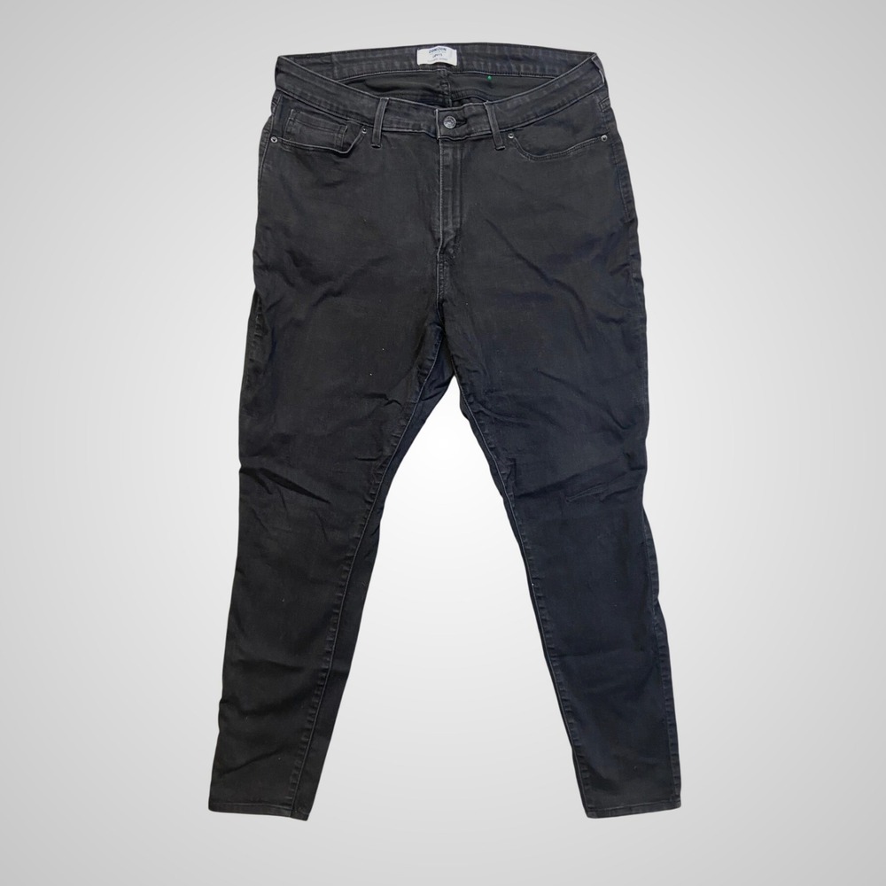 Denizen from Levi's Skinny Jeansβ Womens 18M W34 L30 Black Excellent High Rise